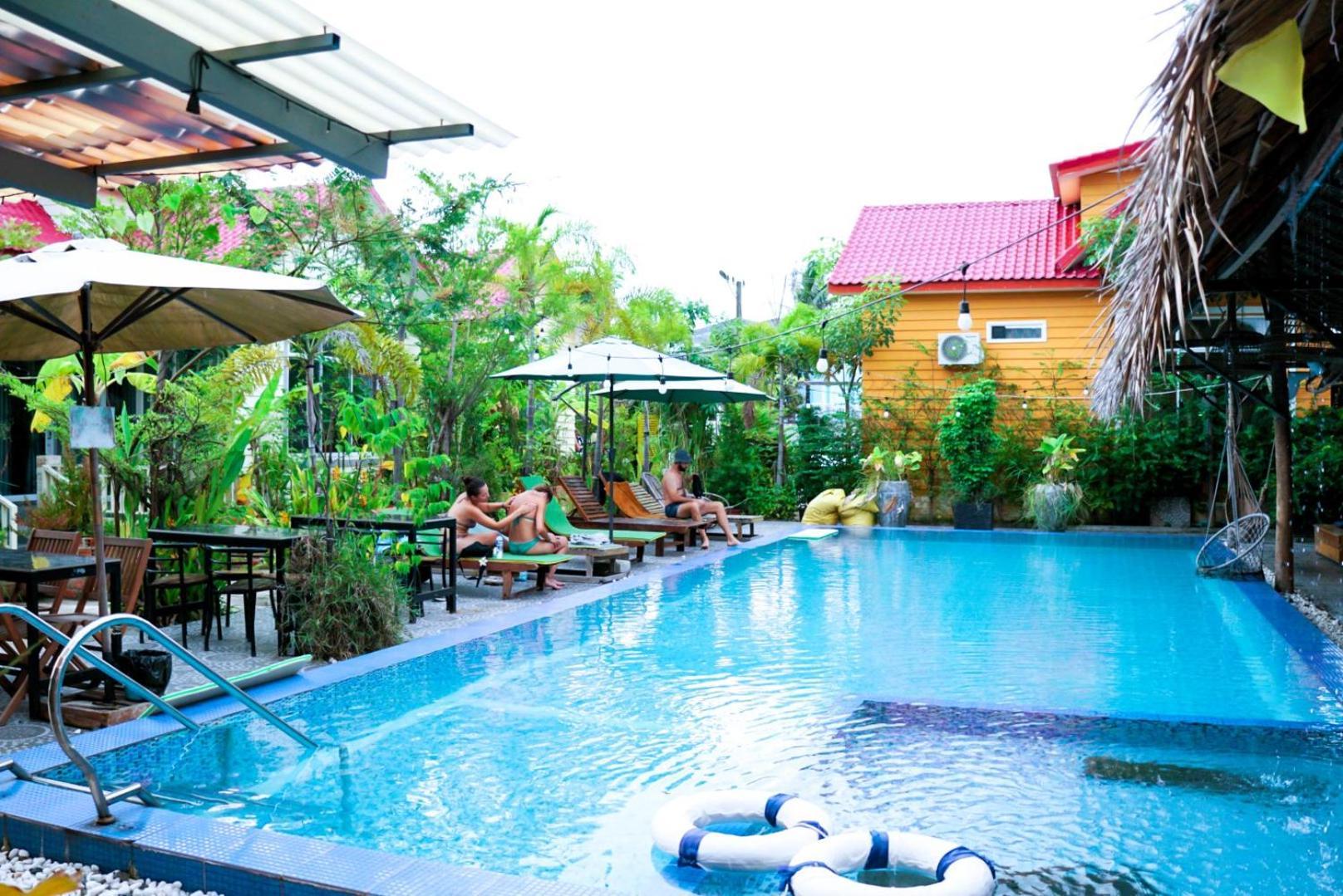 Yellow Star Hostel Kampot Exterior foto